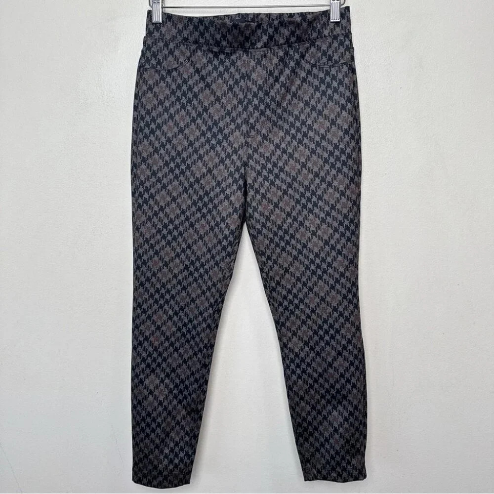 Sanctuary Womens Medium Pull On Houndstooth Printed Legging Pant